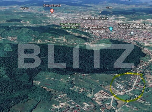 Teren de vânzare Est - 121044TV | BLITZ Bistriţa | Poza1