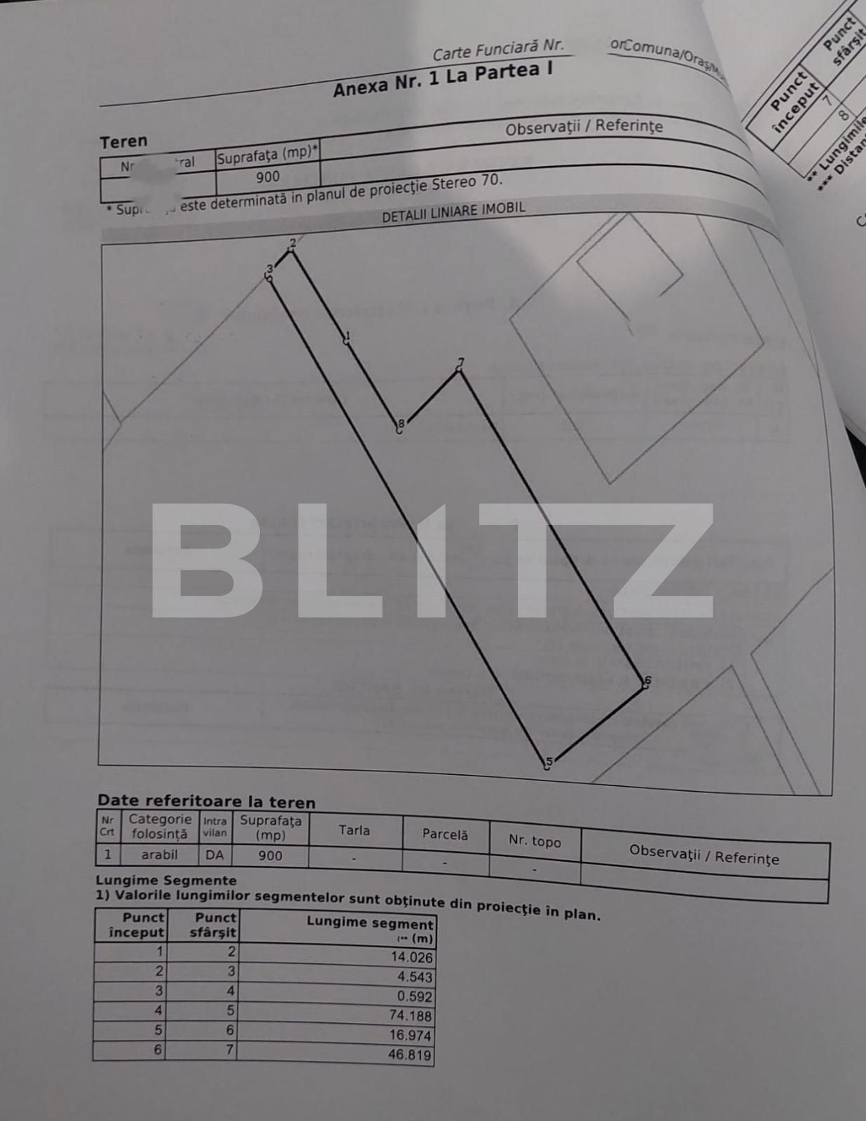 Teren de vânzare Centura - 126399TV | BLITZ Bistriţa | Poza2