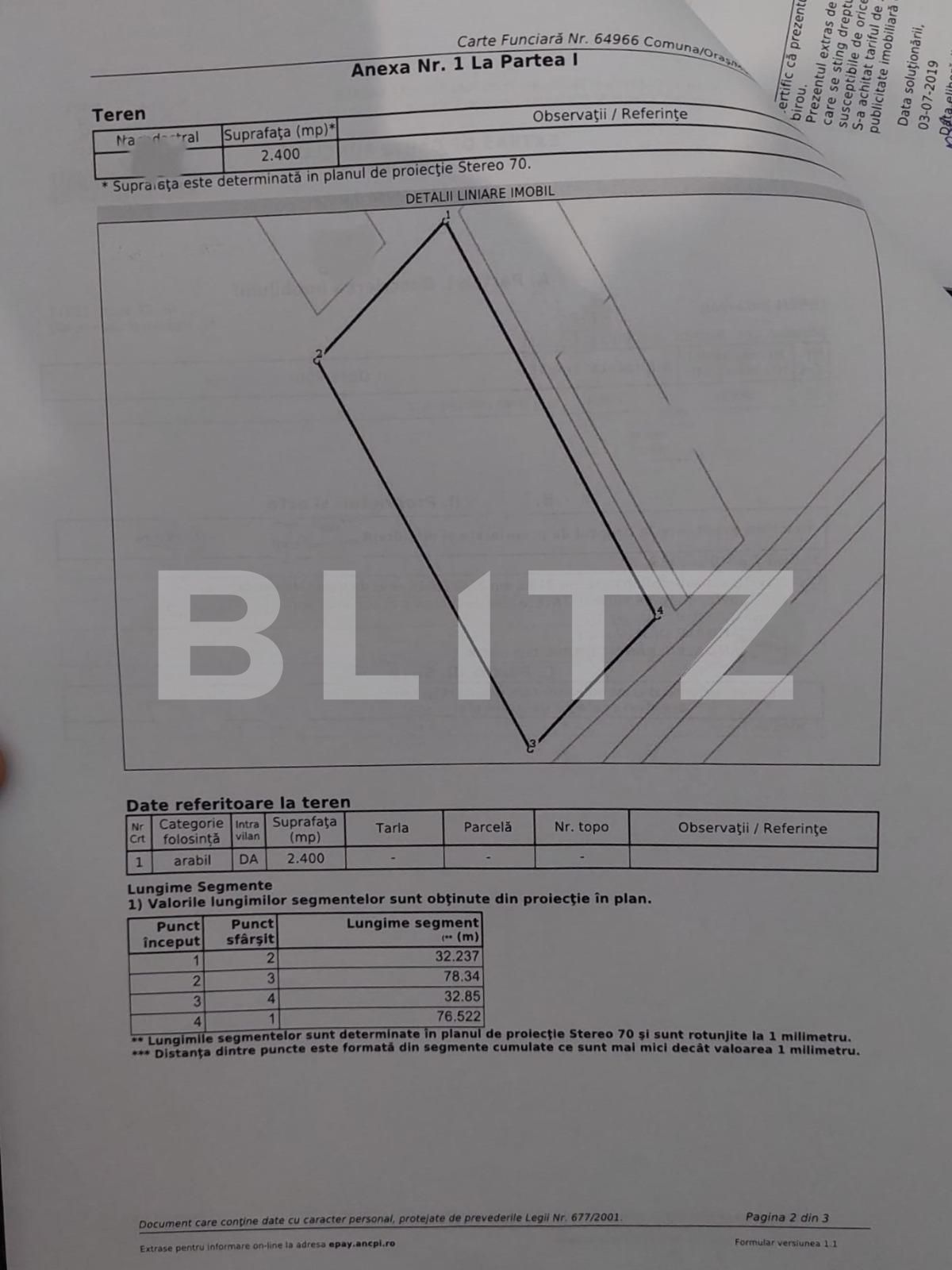 Teren de vânzare Centura - 126408TV | BLITZ Bistriţa | Poza2
