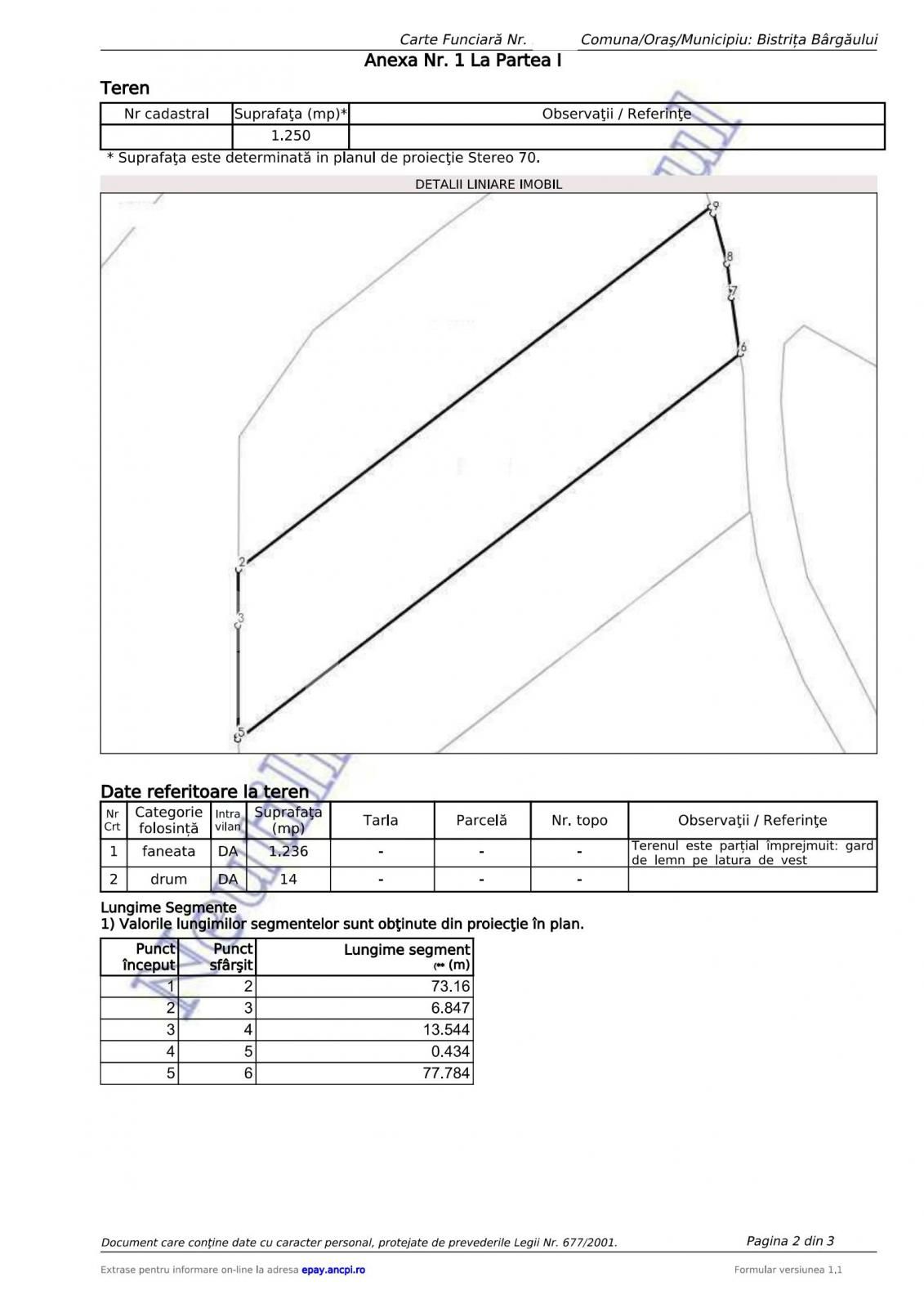 Teren de vânzare Colibiţa - 126953TV | BLITZ Bistriţa | Poza1