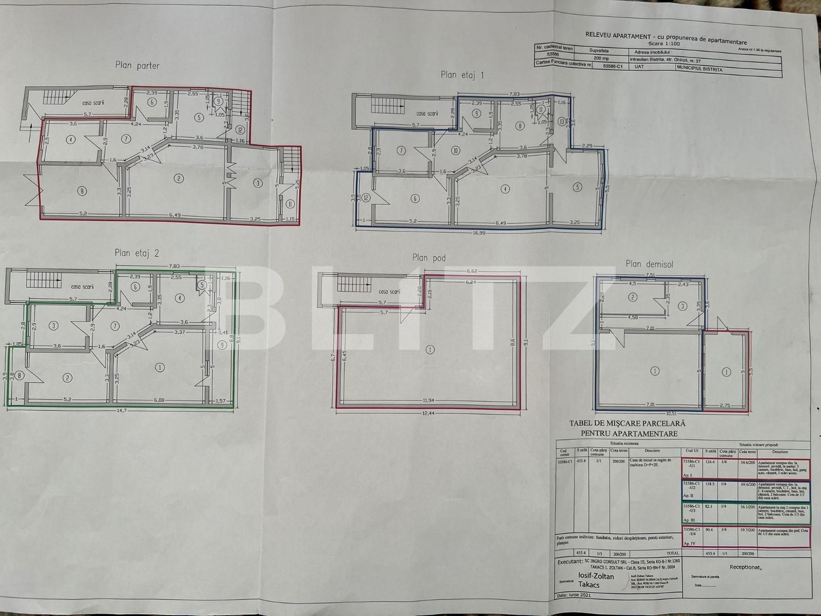 Apartament de vânzare 3 camere Central - 128384AV | BLITZ Bistriţa | Poza1