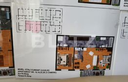 Apartament 3 camere, 64 mp, terasa, Centura