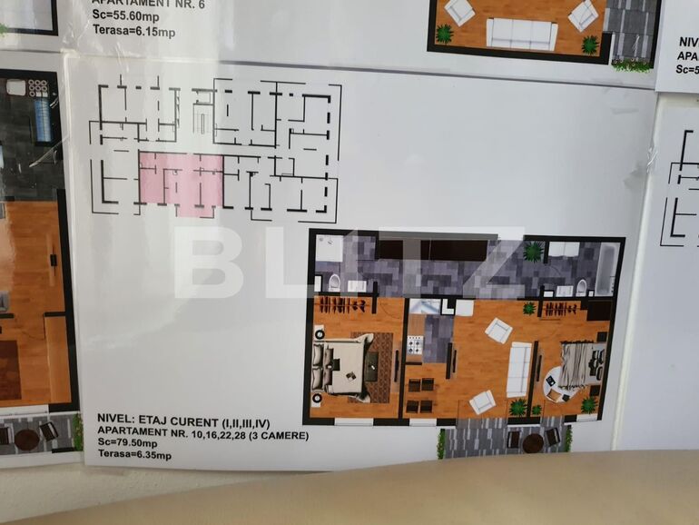 Apartament de vânzare 3 camere Centura - 129795AV | BLITZ Bistriţa | Poza1