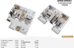 Penthouse ultrafinisat, 78mp utili, terasa, 30mp