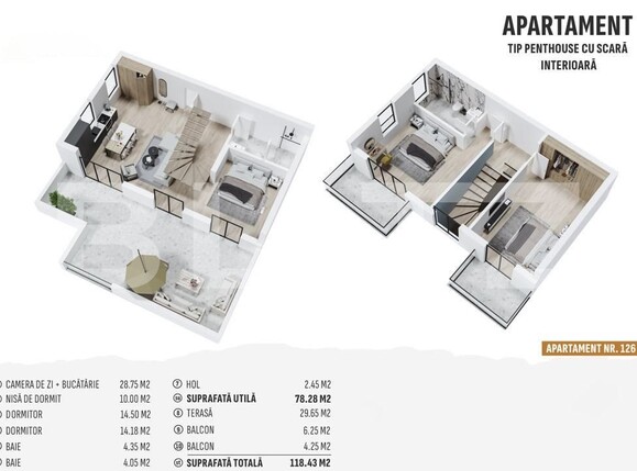 Apartament de vânzare 4 camere Centura - 130820AV | BLITZ Bistriţa | Poza1