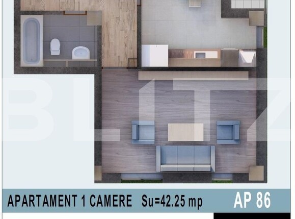 Garsonieră de vânzare Calea Moldovei - 131627AV | BLITZ Bistriţa | Poza1