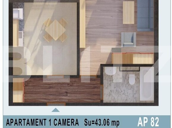 Garsonieră de vânzare Calea Moldovei - 131633AV | BLITZ Bistriţa | Poza1