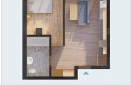 Apartament 2 camere, 38mp utili, bloc nou, Calea Moldovei