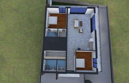 Apartament la casa finisat, 3 camere,  101mp utili, terasa 36mp