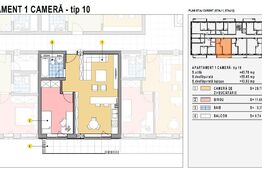 Apartament cu 1 camera, 44mp utili, bloc nou, Calea Moldovei! 