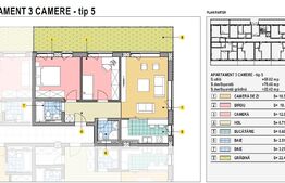 Apartament de 3 camere, 59mp utili, cu gradină Calea Moldovei! 