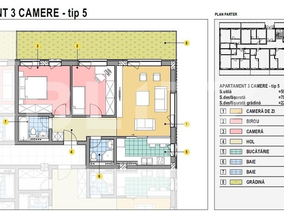 Apartament de vânzare 3 camere Calea Moldovei - 132299AV | BLITZ Bistriţa | Poza1
