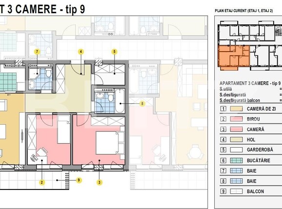Apartament de vânzare 3 camere Calea Moldovei - 132302AV | BLITZ Bistriţa | Poza1
