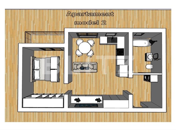Apartament de vânzare 2 camere Centura - 132406AV | BLITZ Bistriţa | Poza1