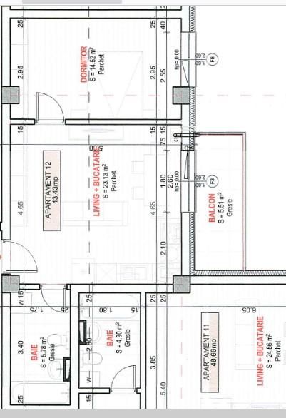 Apartament de 2 camere, 44 mp utili, Centura 