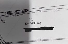 Teren de 44 ari în zona Subcetate