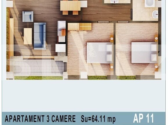 Apartament de vânzare 3 camere Calea Moldovei - 136085AV | BLITZ Bistriţa | Poza1