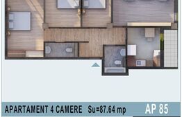 Apartament de 4 camere, bloc nou, Calea Moldovei!