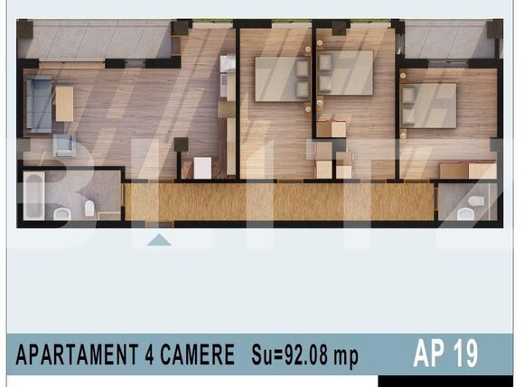 Apartament de vânzare 4 camere Calea Moldovei - 136088AV | BLITZ Bistriţa | Poza1