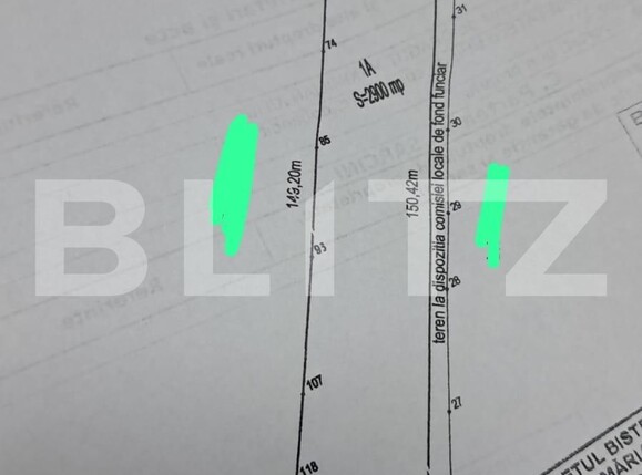 Teren de vânzare Exterior Sud - 137301TV | BLITZ Bistriţa | Poza1