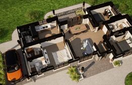 Casa pe un nivel, 120mp utili, 5 ari de teren