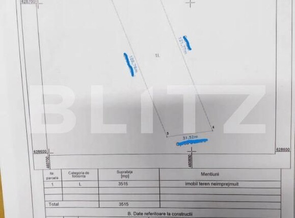 Teren de vânzare Centura - 143554TV | BLITZ Bistriţa | Poza3