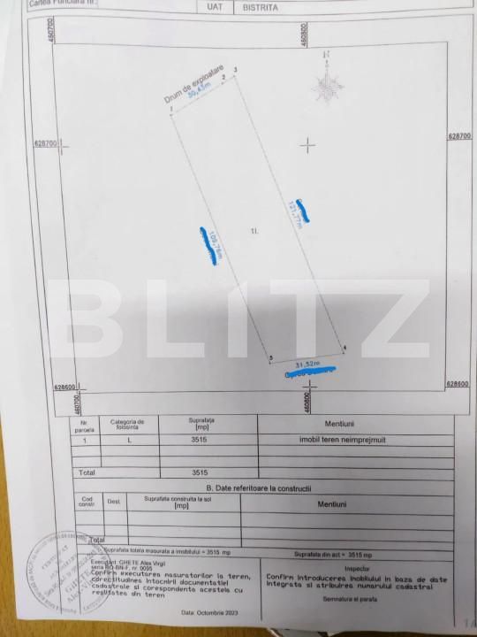 Teren de vânzare Centura - 143554TV | BLITZ Bistriţa | Poza3