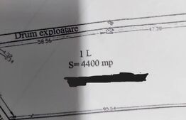 Teren de 44 ari în zona Subcetate