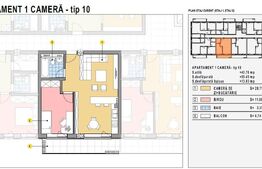 Apartament cu 1 camera, 44mp utili, bloc nou, Calea Moldovei! 
