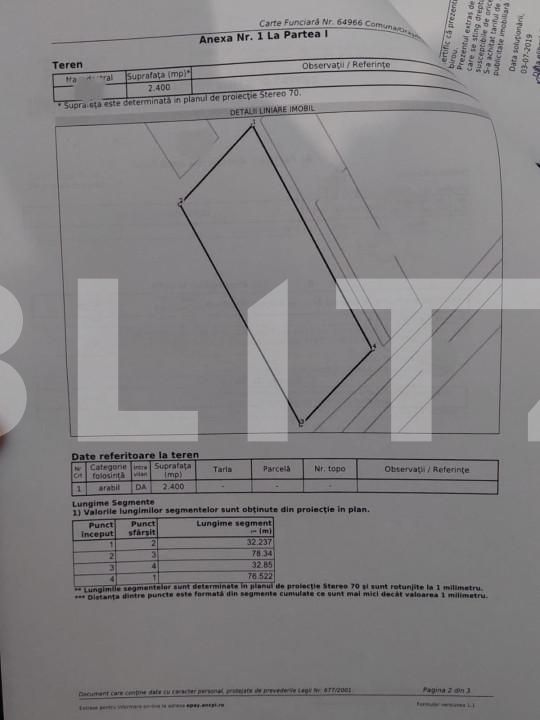 Teren de vânzare Centura - 143584TV | BLITZ Bistriţa | Poza2