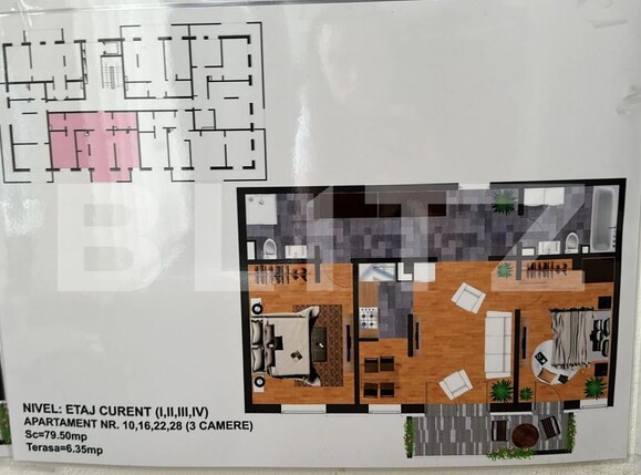 Apartament de vânzare 3 camere Centura - 147467AV | BLITZ Bistriţa | Poza9