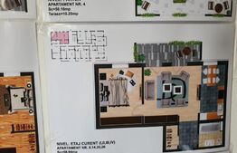 Apartament 2 camere , 48 mp, terasa, Centura