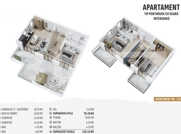 Apartament de vânzare 4 camere Centura - 147622AV | BLITZ Bistriţa | Poza1