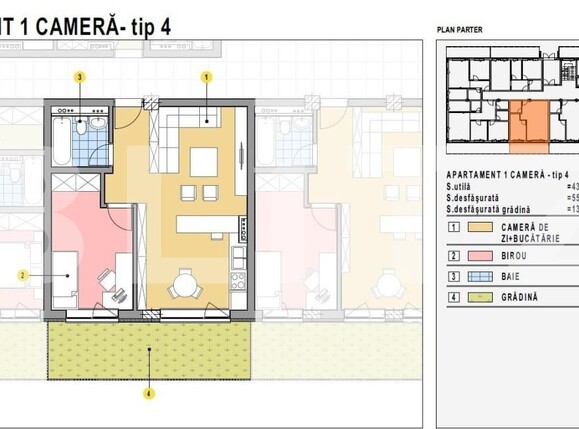 Apartament de vânzare 2 camere Calea Moldovei - 147634AV | BLITZ Bistriţa | Poza1