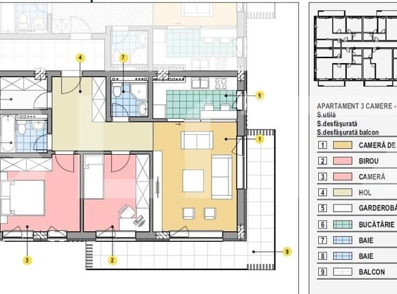 Apartament de vânzare 3 camere Calea Moldovei - 147637AV | BLITZ Bistriţa | Poza1