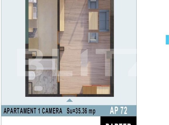 Garsonieră de vânzare Calea Moldovei - 147638AV | BLITZ Bistriţa | Poza3