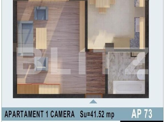 Garsonieră de vânzare Calea Moldovei - 147639AV | BLITZ Bistriţa | Poza1