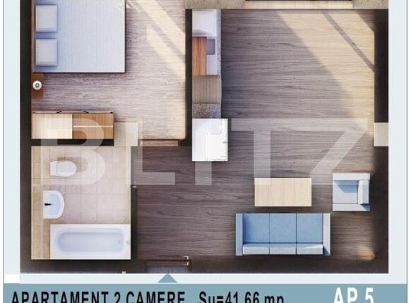 Apartament de vânzare 2 camere Calea Moldovei - 147644AV | BLITZ Bistriţa | Poza1