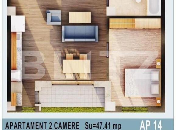 Apartament de vânzare 2 camere Calea Moldovei - 147647AV | BLITZ Bistriţa | Poza1