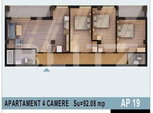 Apartament de vânzare 4 camere Calea Moldovei - 147680AV | BLITZ Bistriţa | Poza1