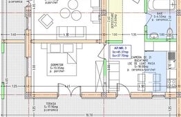 Apartament 2 camare,  45mp, zona Independentei