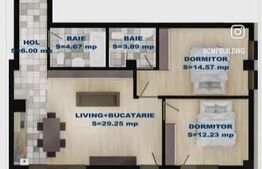 Apartament cu 2 Dormitoare în Zona Drumul Cetății - Etaj 1, parcare subterana