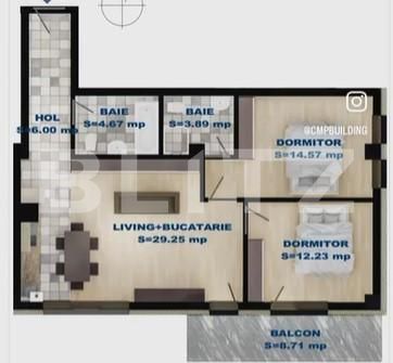 Apartament de vânzare 3 camere Centura - 153273AV | BLITZ Bistriţa | Poza11