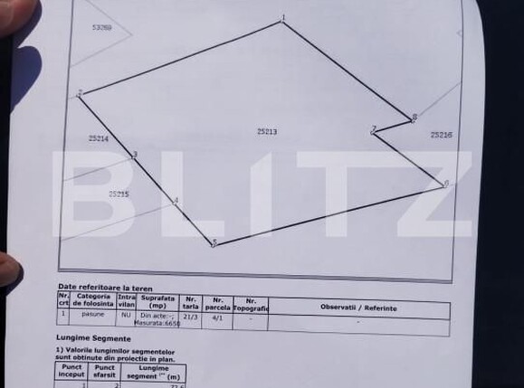 Teren de vânzare Est - 153903TV | BLITZ Bistriţa | Poza1