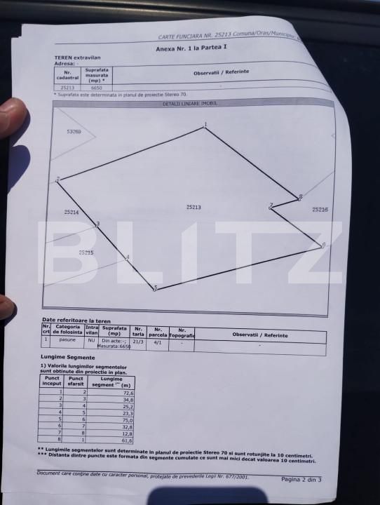 Teren de vânzare Est - 153903TV | BLITZ Bistriţa | Poza1