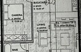 Apartament de 2 camere 51mp, Calea Moldovei - parcare subterana