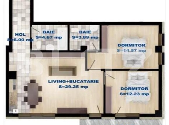 Apartament de vânzare 3 camere Est - 157490AV | BLITZ Bistriţa | Poza8