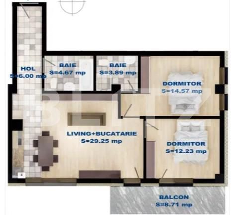 Apartament de vânzare 3 camere Est - 157490AV | BLITZ Bistriţa | Poza8