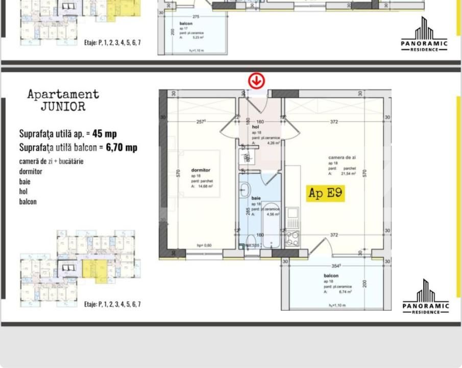 Apartament de vânzare 2 camere Nord - 157597AV | BLITZ Bistriţa | Poza3