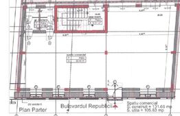 Spatiu comercial 105mp utili, Bulevardul Republicii